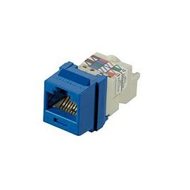 NETKEY NetKey® Modulo conector Jack, Categoría 6, UTP, Estilo TP, Azul - NK6TMBU