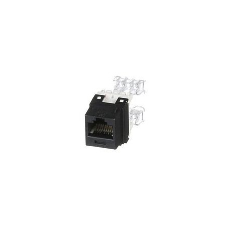 NETKEY Módulo de gato punchdown, cat 6, negro - NK688MBL