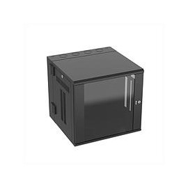 PANDUIT Gabinete de montaje en pared, 25 pulgadas de profundidad, 12RU, Negro - PZWMC12W