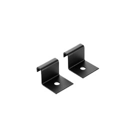 HOFFMAN Soporte de pared vertical, acero, plata - LVWB