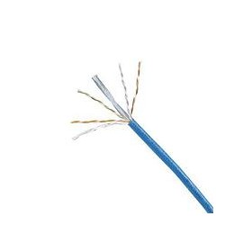 PANDUIT X6000™ Cable de cobre de 4 pares, UTP, de categoría 6 Mejorada, 23 AWG, UTP, azul - PUR6004BU-FE