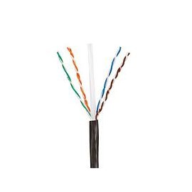 PANDUIT TX6™Bobina de Cable de Cobre U/UTP,  Categoría 6, 23 AWG, Negro - PUO6C04BL-CEG