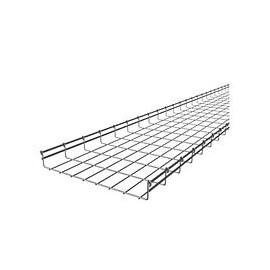CHAROFIL Charola tipo malla, 3Mts, 66/400 mm, hasta 420 cables Cat6, Acabado Electro Zinc - MG50436EZ