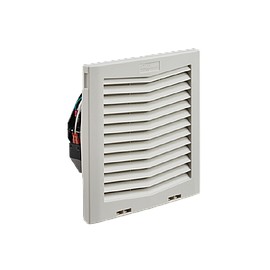 HOFFMAN Ventilador con filtro de montaje lateral HF10, 159 CFM, Gris claro - HF1016414