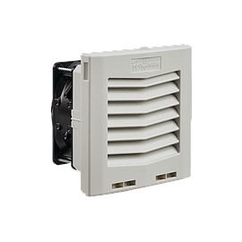 HOFFMAN Ventilador con filtro de montaje lateral HF05, 35 CFM, Gris claro - HF0516414