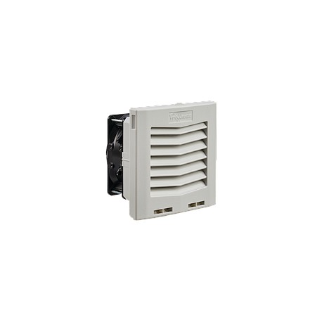 HOFFMAN Ventilador con filtro de montaje lateral HF05, 35 CFM, Gris claro - HF0516414