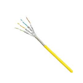 PANDUIT Cable de cobre S / FTP, Categoría 6, industrial, 4 pares, Amarillo - ISX6004AYLLED