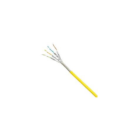 PANDUIT Cable de cobre S / FTP, Categoría 6, industrial, 4 pares, Amarillo - ISX6004AYLLED