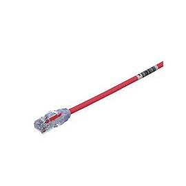 PANDUIT Cable de conexión UTP, Categoría 6, Rojo - UTPSP10RDY